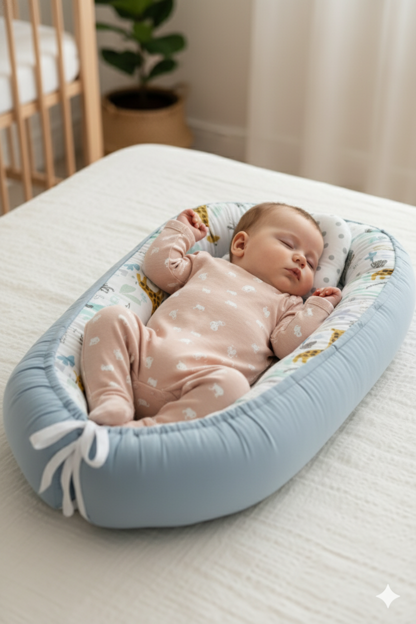 Sky Blue Base Animal Print – “Playful Paws (Sky Safari)”