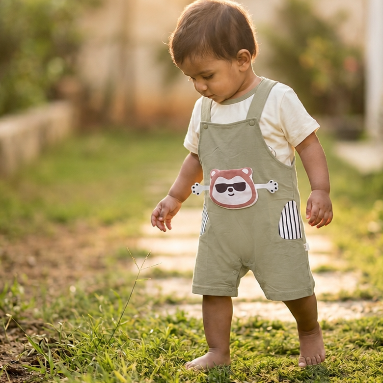 Krida Little Overall | Forest Bear