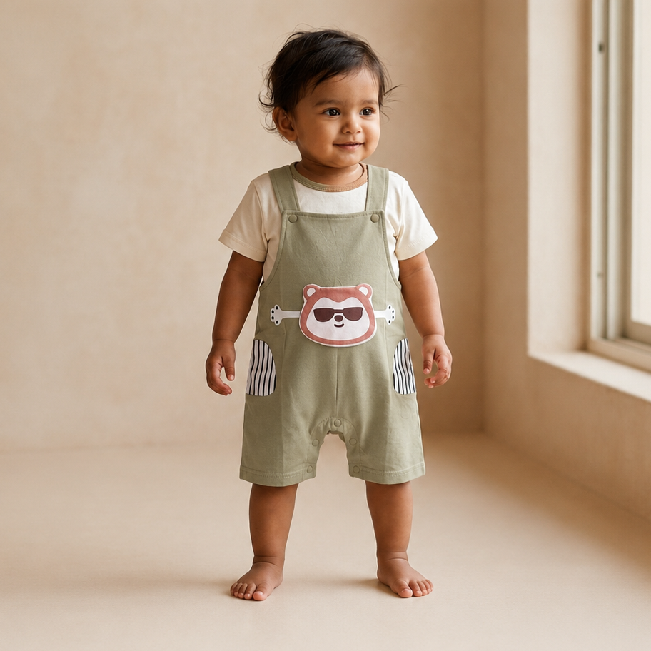 Krida Little Overall | Forest Bear