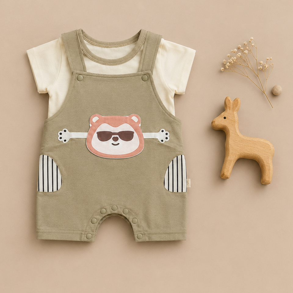 Krida Little Overall | Forest Bear