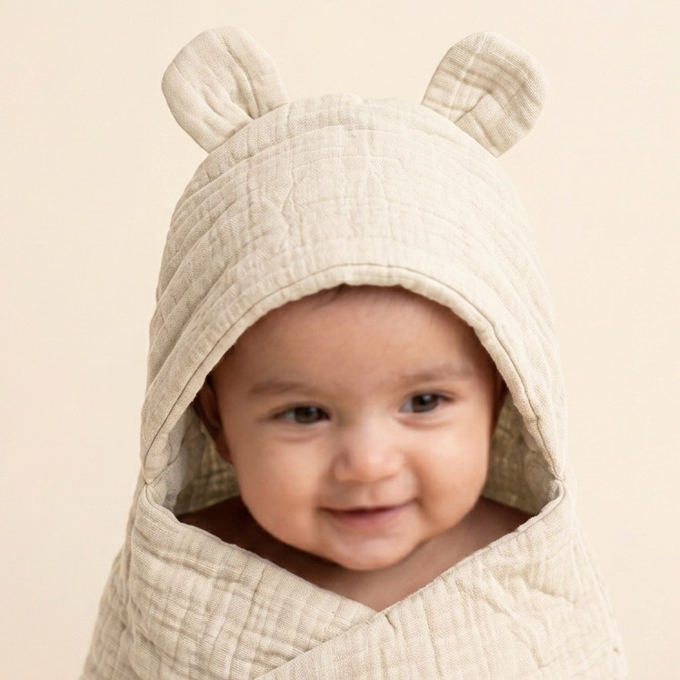 Aalingan Muslin | Ivory Mist