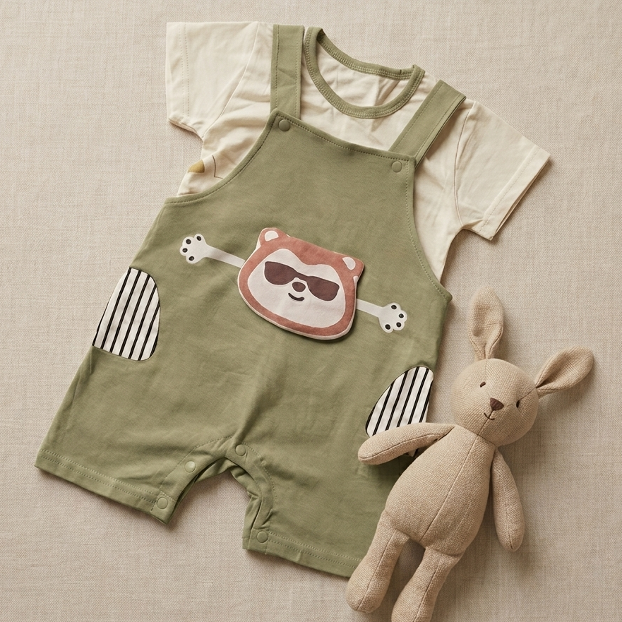 Krida Little Overall | Forest Bear