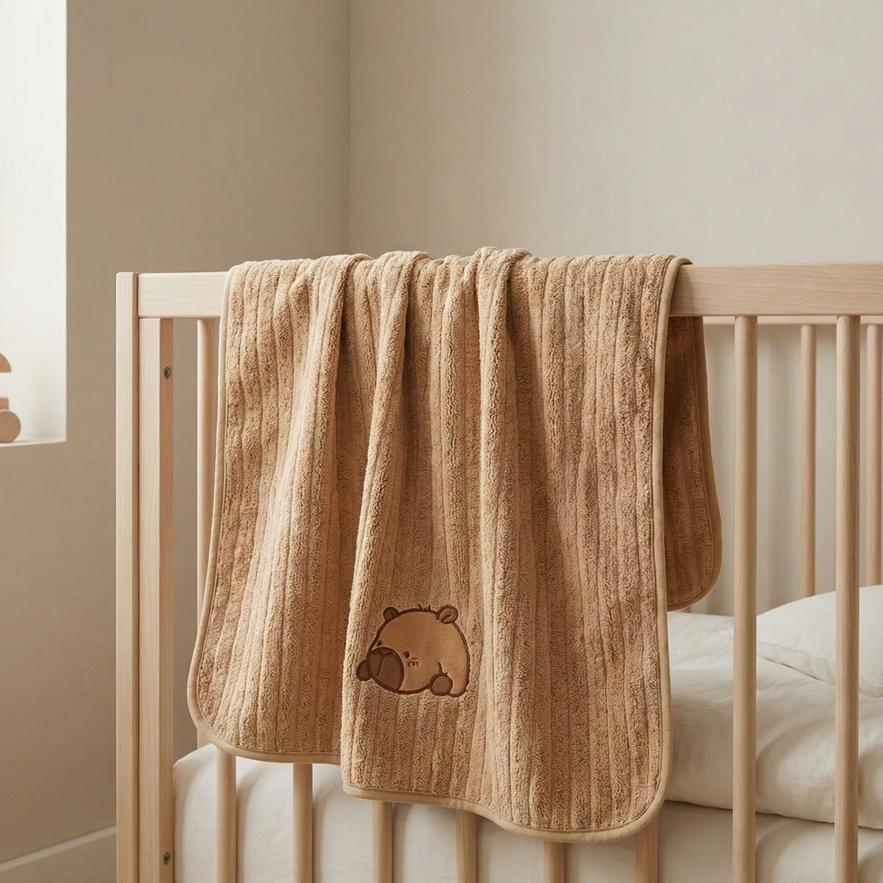 Warm Almond Brown Towels