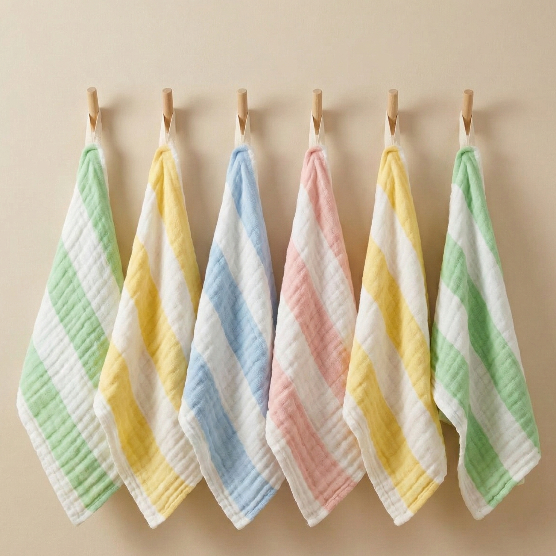 Nirmal Wipes – Muslin Napkins (Pack of 6)